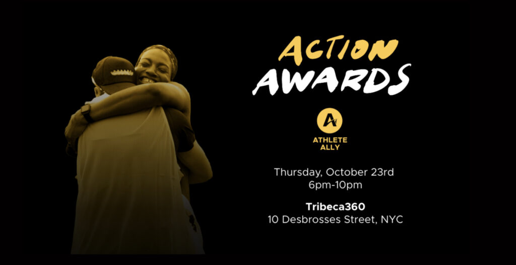 Athlete Ally Action Awards event website